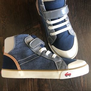 See Kai Run Dane Sneaker Chambray Multi 2 1/2 Y